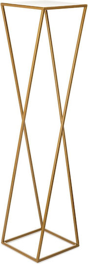 HowHomely Gold Plant Stand 24x24x100cm