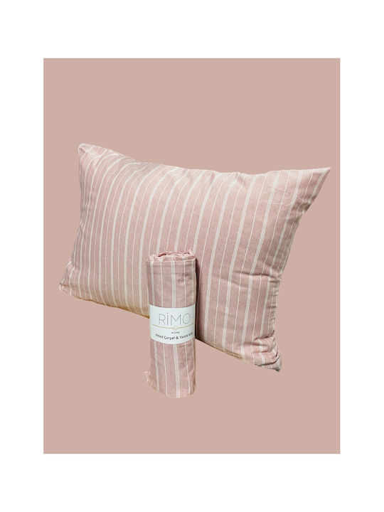SteweHome Single Bed Sheets Set With Rubber Hugger 100x200+20cm Pink (3 Pieces)