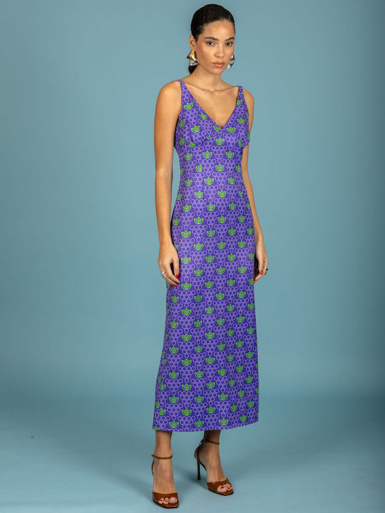 Summer Maxi Dress Grape