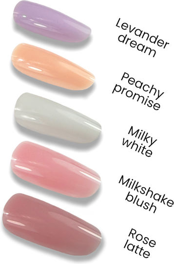 Jelly Gelly Гел за нокти Builder Gel Milkshake Blush 12ml
