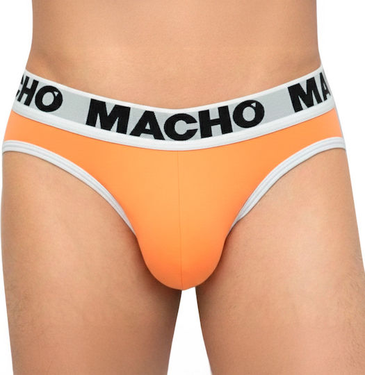 Macho Underwear Men's Sexy Orange Slip