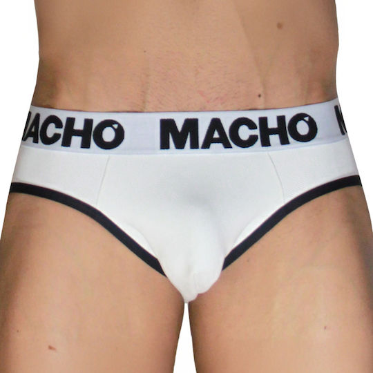 Macho Underwear Мъжки Секси Слип Бял