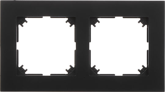 Elektro Plast Switch Cover 2 Positions Vertical and Horizontal Placement in Black Color 4172-09