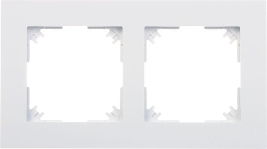 Elektro Plast Switch Cover for 2 Positions Vertical and Horizontal Placement in White Color 4172-00