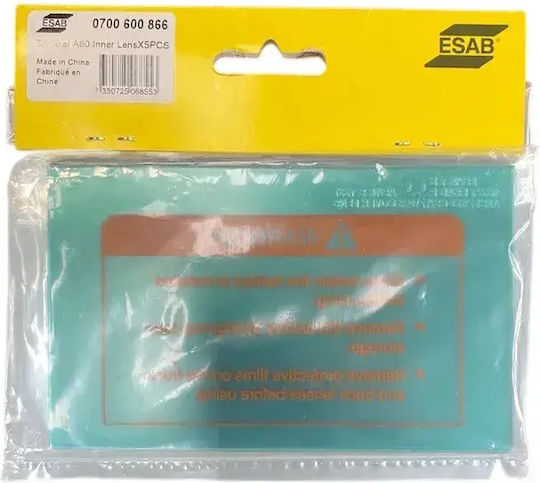 Esab Εσωτερικό Τζάμι Sentinel A60 Inside Cover Lens Πακέτο 5