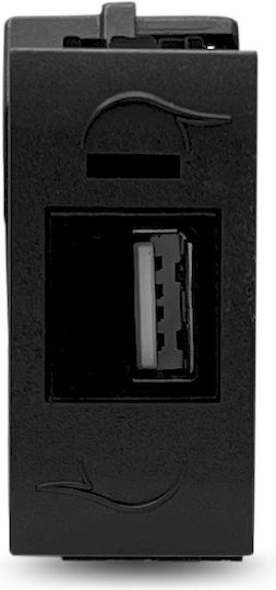 Geyer Single Power Socket Black