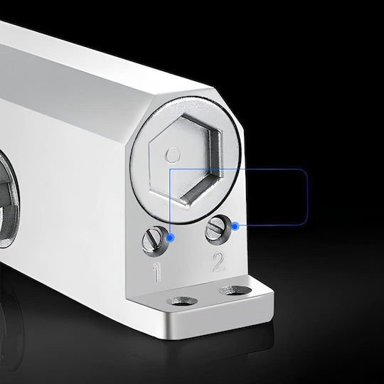 Resteq Türschließer Mit Silber Farbe Für Maximalgewicht 65 Kg Automatische Rückstellung