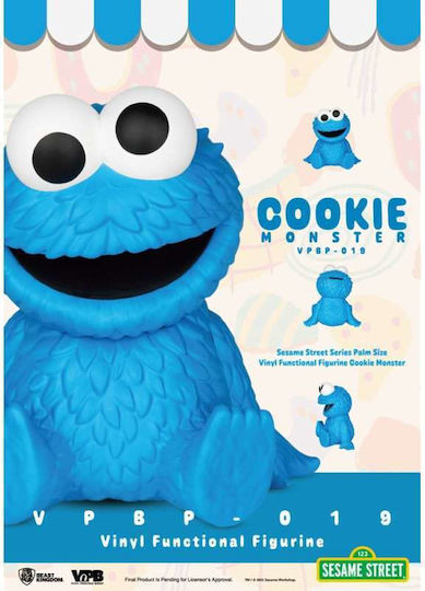 Sesame Street Κουμπαράς Βινυλίου Cookie Monster Ύψος 12cm Μπλε
