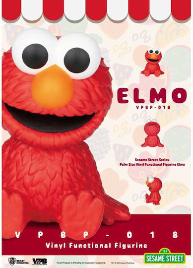 Sesame Street Kumbaras Vinyl Elmo Höhe 12cm Rote