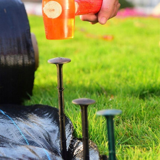 Cuie Ancoră Din Plastic Pentru Gard De Grădină Agrotextile Agrofabric 15cm 50 Bucăți