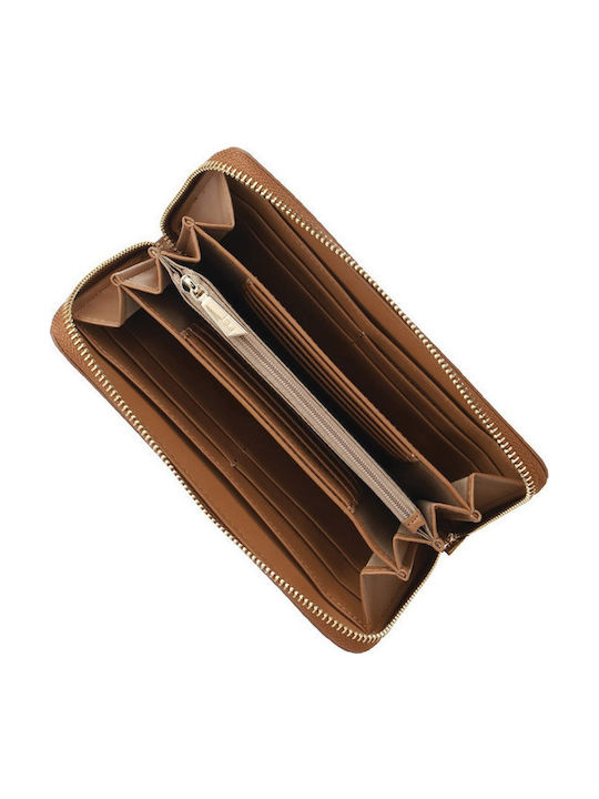 Große Damenbrieftasche Tabac