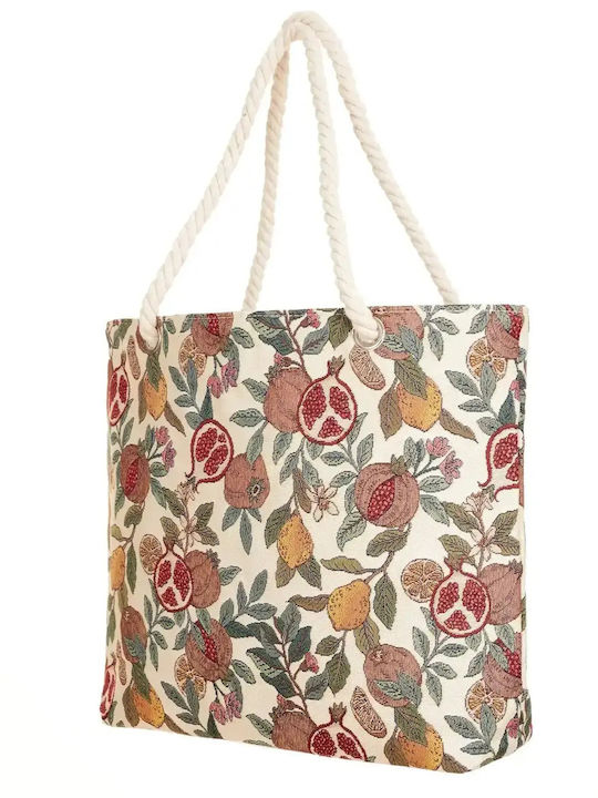 Signare Τσάντα Ώμου Rope Tote Lemon & Pomegranate