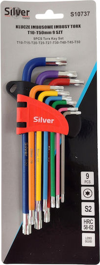 Silvertools Set 9 Torx Wrenches