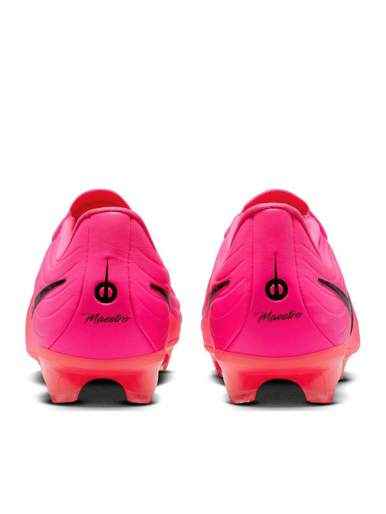 Nike Tiempo Maestro Low Academy FG/MG Football Shoes with Pink Cleats
