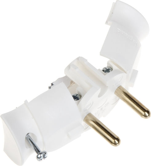 Legrand Schuko Plug Corner White
