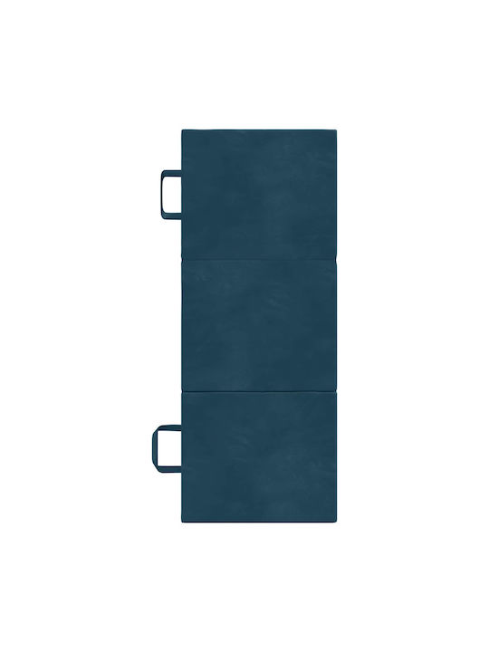 Two-Seater Couch Bed Blue 75x67x45 cm