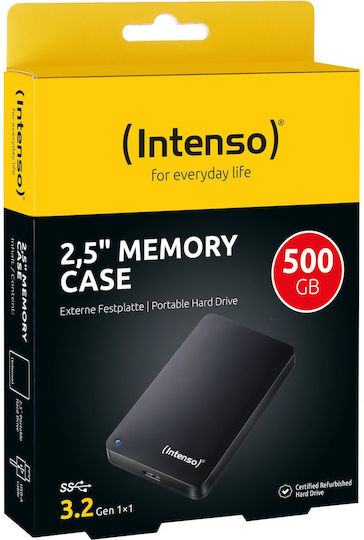 Intenso Memory Case USB 3.0 External 2.5" HDD 500GB Black