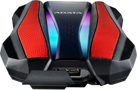 Adata HD770G USB 3.2 External 2.5" HDD 1TB Red