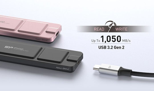 Silicon Power PX10 USB 3.2 Външен SSD 1TB M.2 Черен