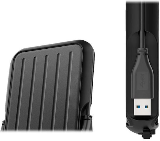 Silicon Power Armor A66 USB 3.2 External 2.5" HDD 4TB Black