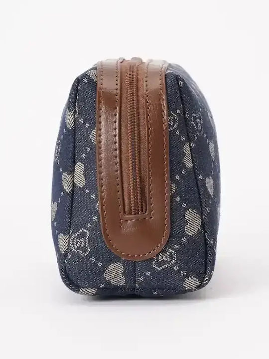 Signare Toiletry Bag Beauty B-loved Bear Denim