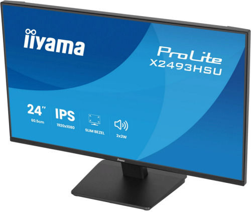 Iiyama ProLite XU2493HSU-B1 IPS Monitor 23.8" FHD 1920x1080 with 4ms Response Time GTG