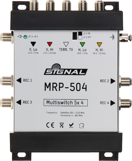Signal Projects Πολυδιακόπτης Δορυφορικής MRP-504 5907634599175