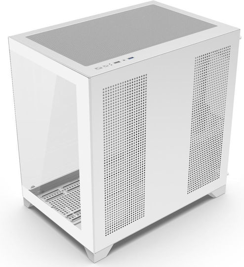 Power Train Gaming Middle Tower Carcasă PC cu Deschidere Laterală Albă