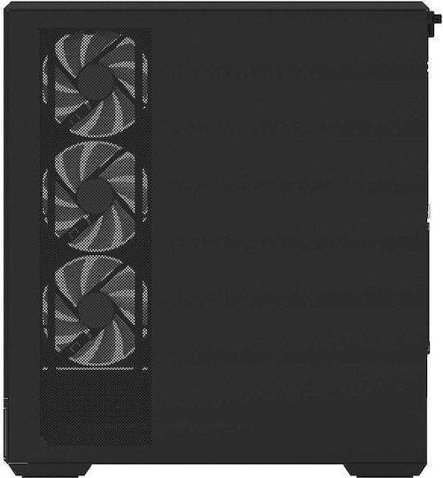Aerocool P500B-Digi Gaming Middle Tower Carcasă Calculator cu Iluminare ARGB Negru
