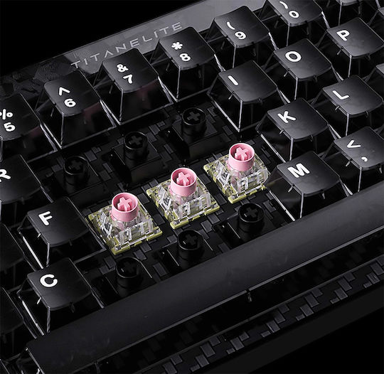 Madlions Titan 68 Turbo Hall Effect Gaming Keyboard with Magnetic Switches and RGB Lighting English US