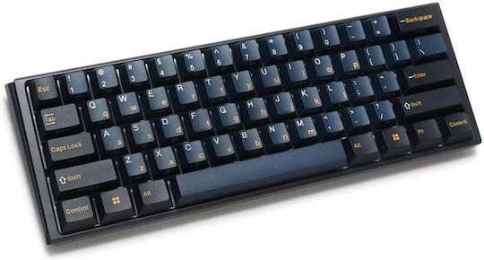 Ducky One 3 Pro Mini Nazca Line Gaming Μηχανικό Πληκτρολόγιο 60% με Cherry MX2A Blue διακόπτες και RGB φωτισμό (Αγγλικό US) Black/Blue