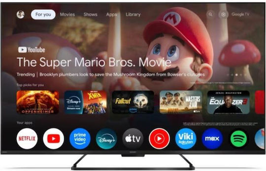 Sharp Smart Τηλεόραση 55" 4K UHD QLED 55HR7265E HDR (2025)