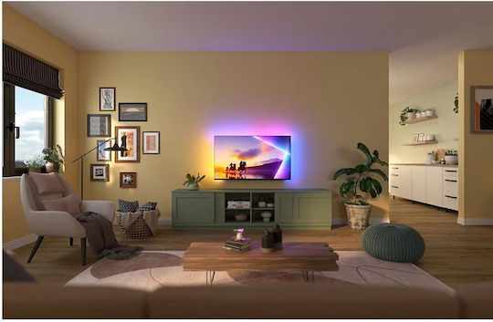 Philips Smart Τηλεόραση 43" 4K UHD QLED Ambilight HDR (2025) 43PUS8450/12