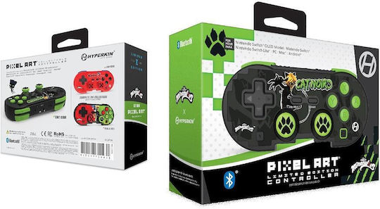 Hyperkin Miraculous Безжичен Контролер за Android PC Switch iOS Cat Noir