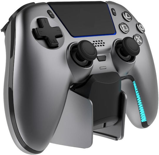 Deltaco GAM-199 Безжичен Геймпад За PS5 Стоманено Сив