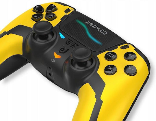 Yaxo Hornet Fury Elite Kabellos & Verkabelt Gamepad für Android / PC / PS3 / PS4 / iOS Solar Yellow