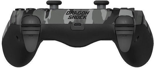 Dragonshock Mizar+ Ασύρματο Gamepad για PS4 Grey Camo