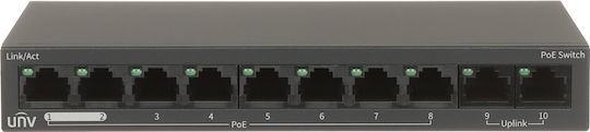 Uniview NSW2020-10T-POE-IN Unmanaged L2 PoE+ Switch with 10 Ethernet Ports
