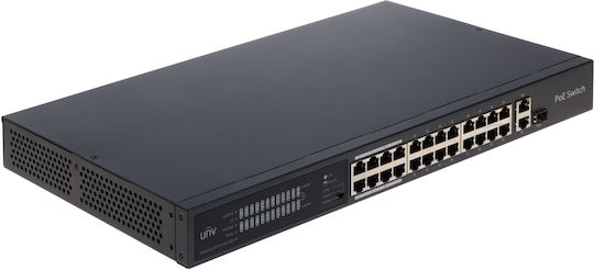 Uniview NSW2020-24T1GT1GC-POE-IN Unmanaged PoE+ Switch με 24 Θύρες Gigabit (1Gbps) Ethernet και 1 SFP Θύρα