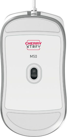 Cherry XTRFY M50 Gaming Ποντίκι 12000 DPI Λευκό