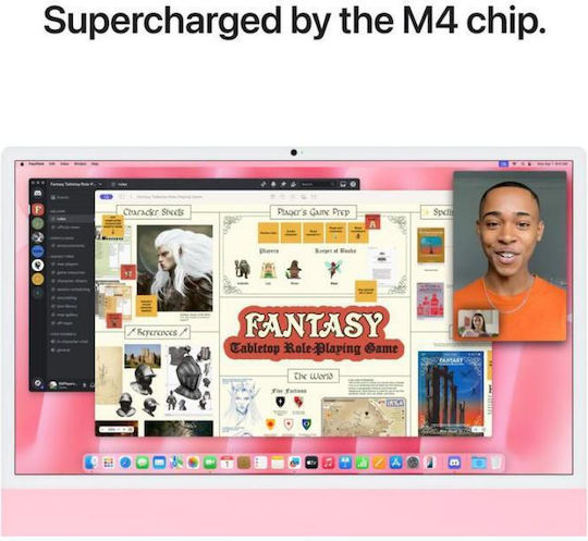 Apple IMac 24" 2024 (M4-10-Core/16GB/512GB SSD/10-Core GPU/macOS) Pink Romanian
