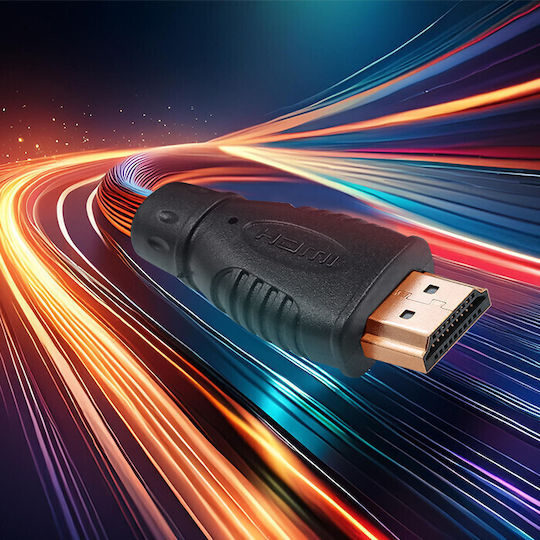 Qoltec HDMI 1.4 Кабел HDMI мъжки - HDMI мъжки 2м Черен