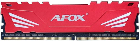Afox XMP2 Red DDR4 με Module 1x16GB και Ταχύτητα 3200 για Desktop