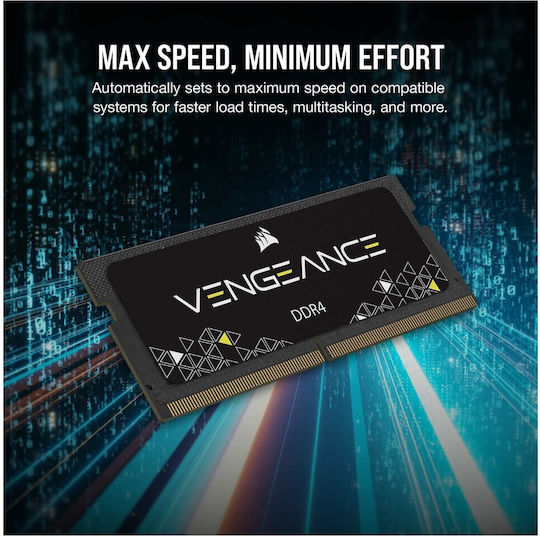 Corsair Vengeance DDR4 16GB RAM with 2x8GB Modules and Speed 2933 for Laptop