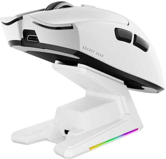 Secret Gear ZX1 Wireless RGB Gaming Mouse White