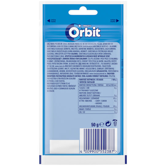 Orbit Peppermint 36 Dragees 50g