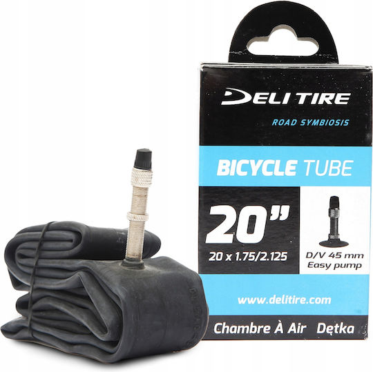 Fahrradschlauch 20x1.75/2.125 Dv 45mm Box Deli