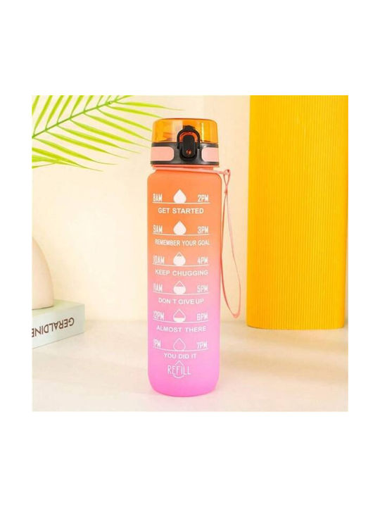 ecarla Παγούρι 1000ml Πορτοκαλί ecarla Παγούρι 1000ml Πορτοκαλί