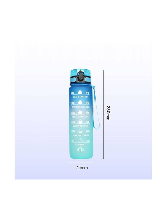 ecarla Παγούρι 1000ml Γκρι
