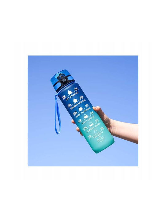 ecarla Αθλητικό Παγούρι 1000ml Τιρκουάζ